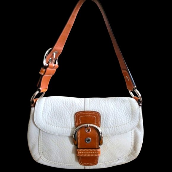 Coach Handbags - Coach Soho Saddle beige and brown leather bag, Code: K0867-F13105 2008